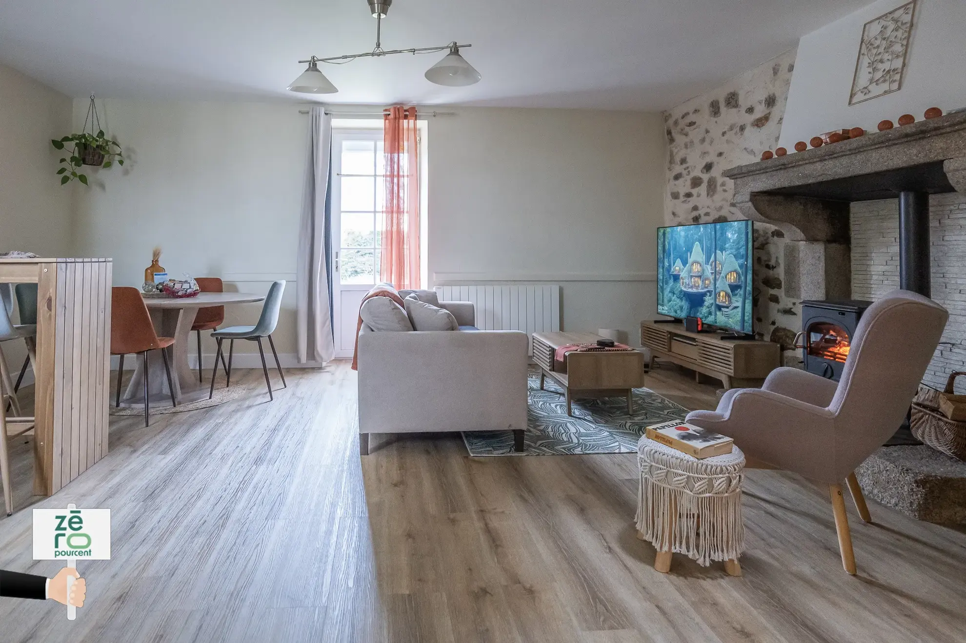 Appartement dans Longère Rénovée avec Jardin à Les Brouzils 
