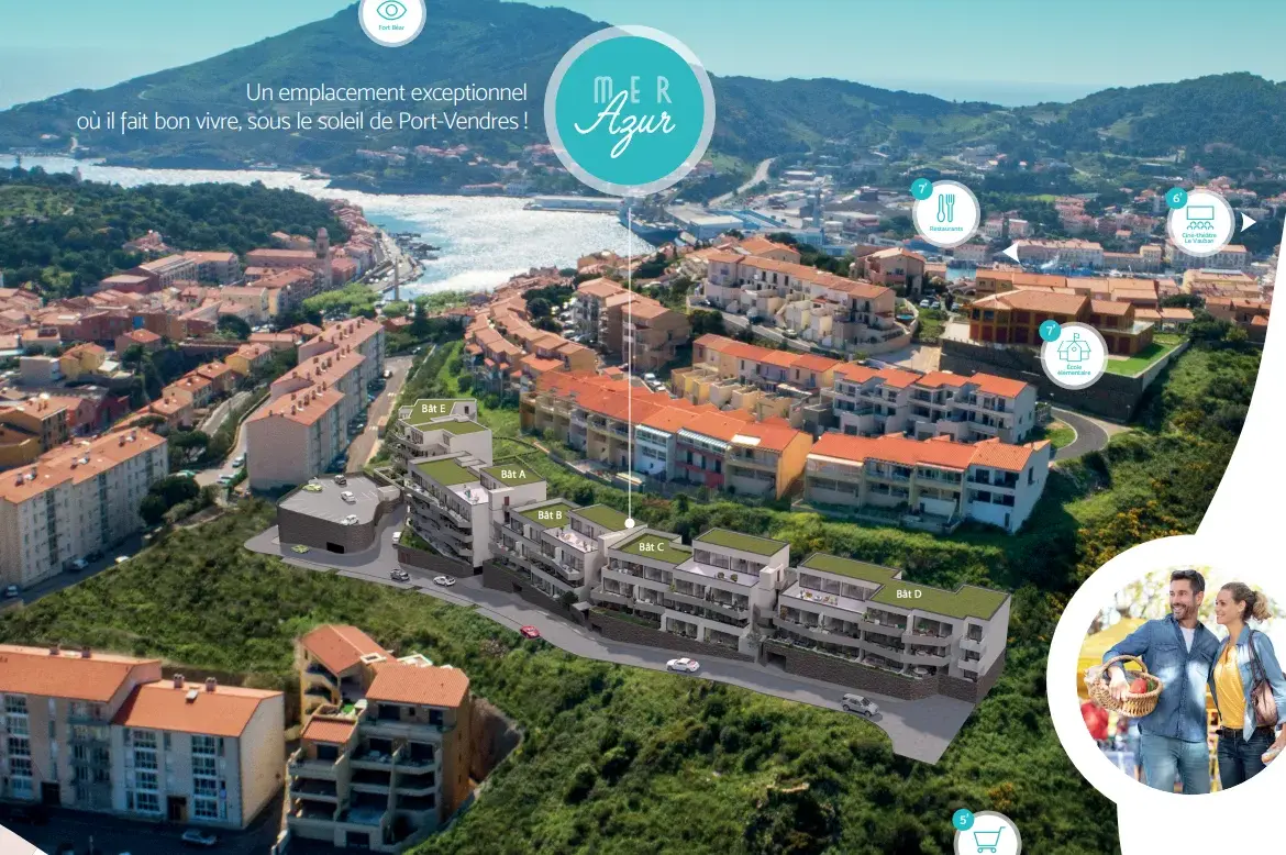 T3 neuf à Port-Vendres avec vue mer - Livraison fin 2026 