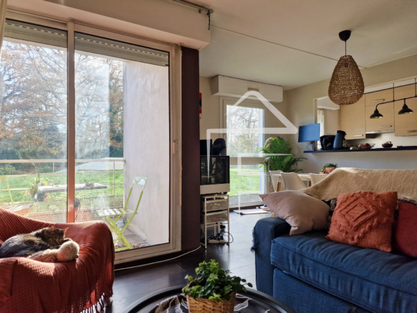 À vendre : Appartement T2 lumineux à Nantes Eraudière avec balcon et stationnement 