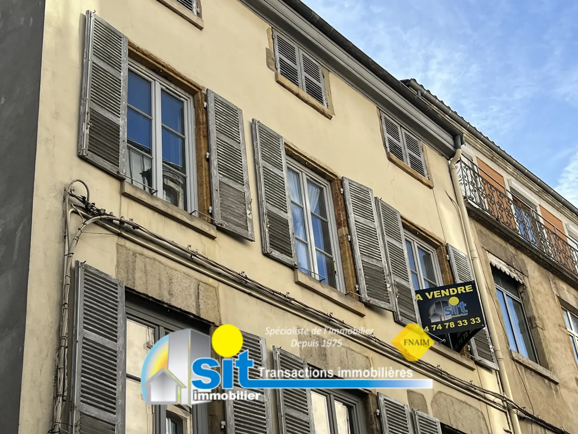 Grand appartement divisible à rénover à Vienne 