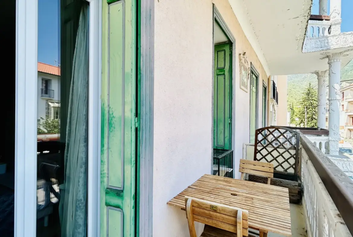 Vente d'un appartement F3 à Amélie-les-Bains proche des cures thermales 