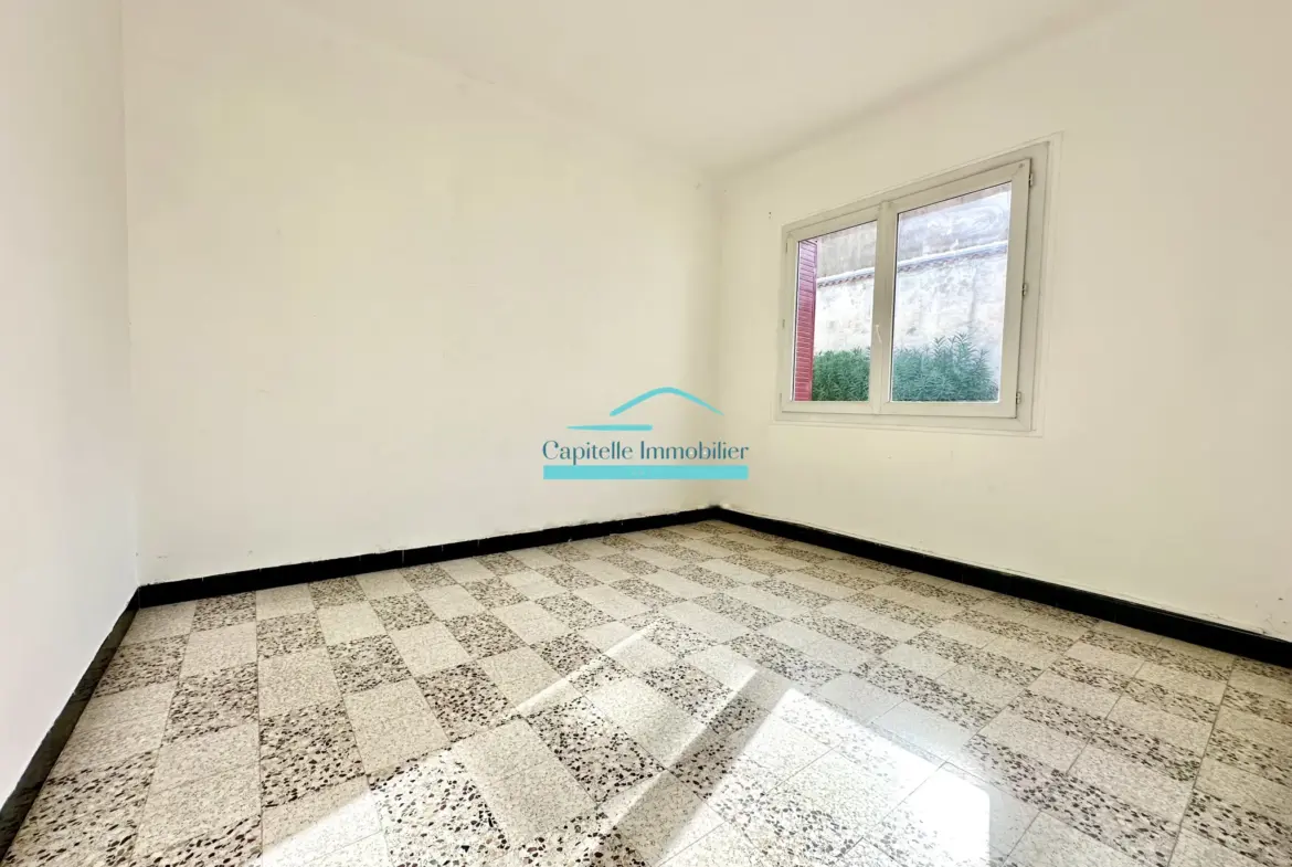 Maison plain-pied T3 à vendre à Mireval, 70 m² sur terrain de 258 m². 