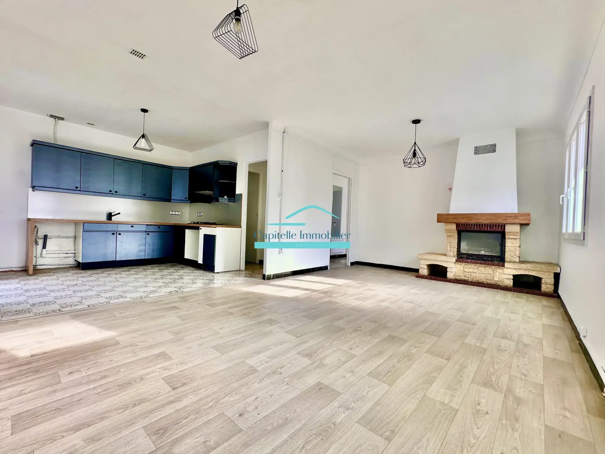 Maison plain-pied T3 à vendre à Mireval, 70 m² sur terrain de 258 m². 