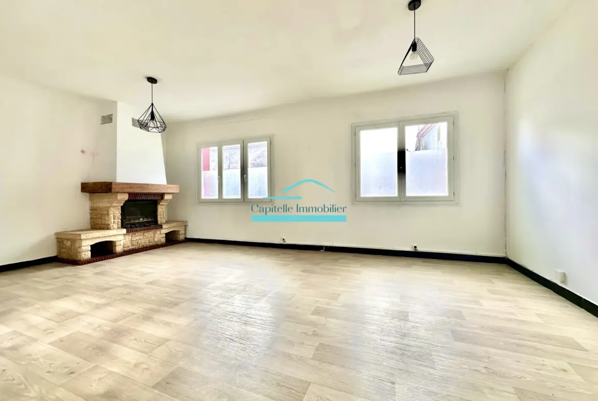 Maison plain-pied T3 à vendre à Mireval, 70 m² sur terrain de 258 m². 
