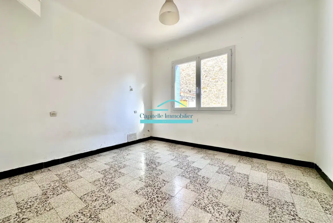 Maison plain-pied T3 à vendre à Mireval, 70 m² sur terrain de 258 m². 