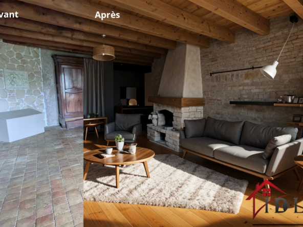 Fermette à rénover à Beauvernois - 138 m² sur 6600 m² de terrain 