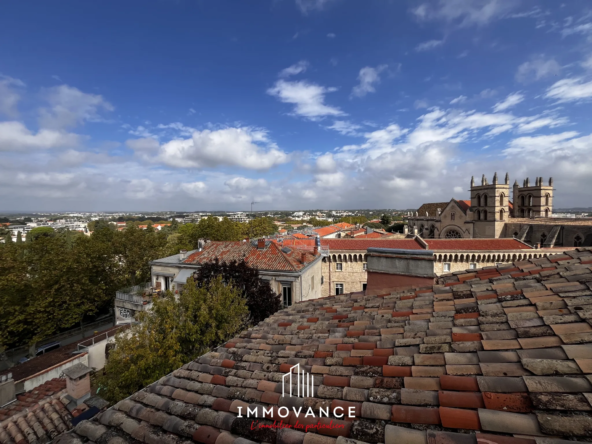 Charmant T3 atypique en triplex à Montpellier à vendre 