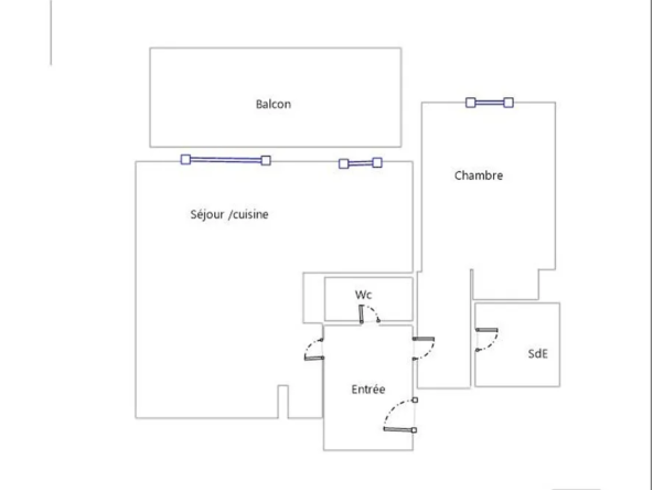À vendre : Appartement T2 de 44,80 m² à Monteux 