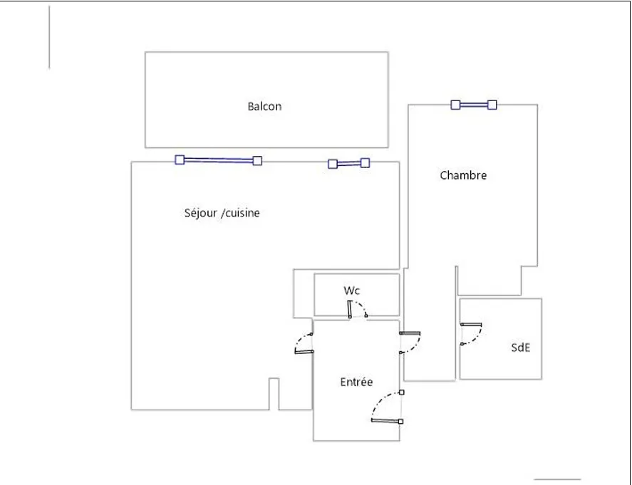 À vendre : Appartement T2 de 44,80 m² à Monteux 