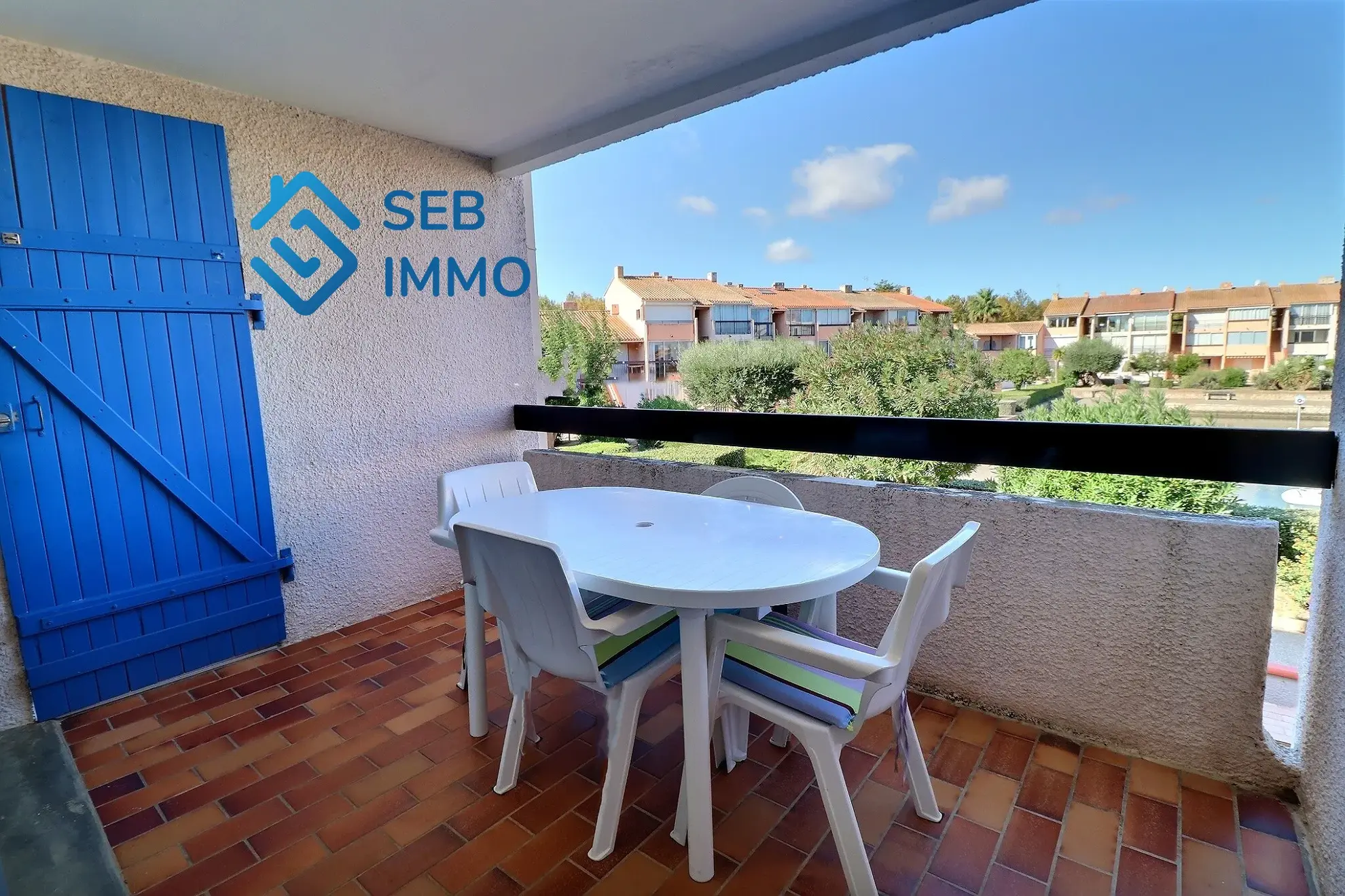 Appartement 2 pièces avec vue sur la lagune à St Cyprien 
