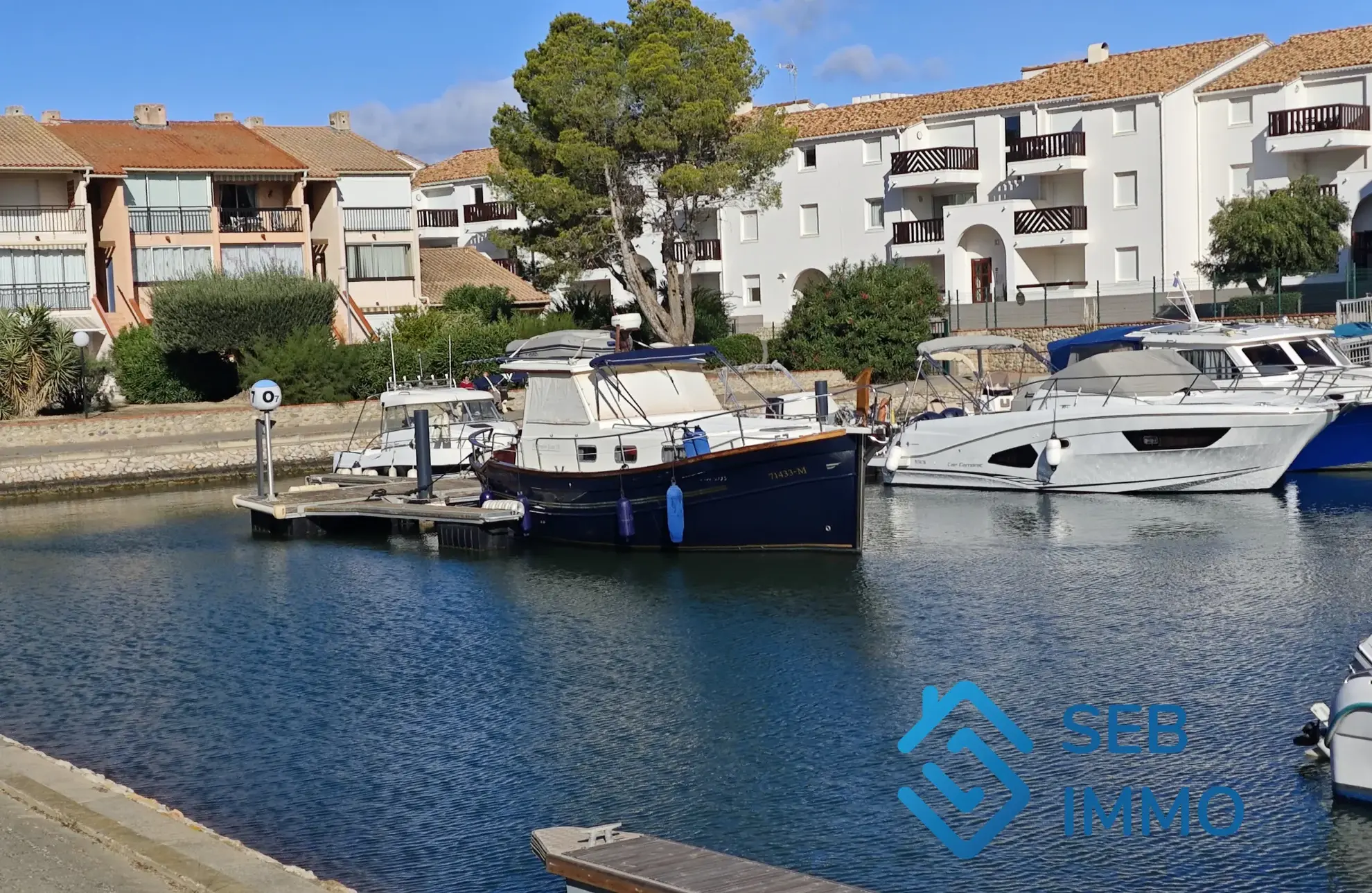 Appartement 2 pièces avec vue sur la lagune à St Cyprien 