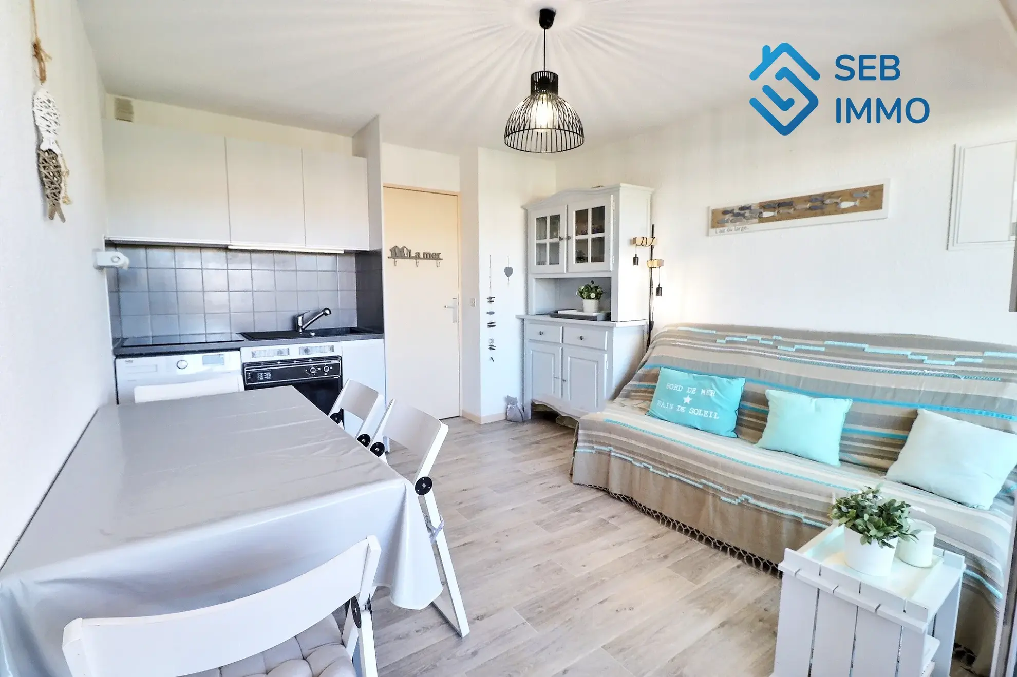 Appartement 2 pièces avec vue sur la lagune à St Cyprien 
