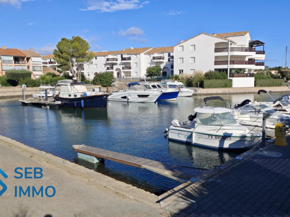 Appartement 2 pièces avec vue sur la lagune à St Cyprien