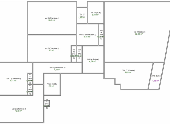 À vendre : Appartement F5 de 112 m² à Clermont-Ferrand, proche de la Place de Jaude 