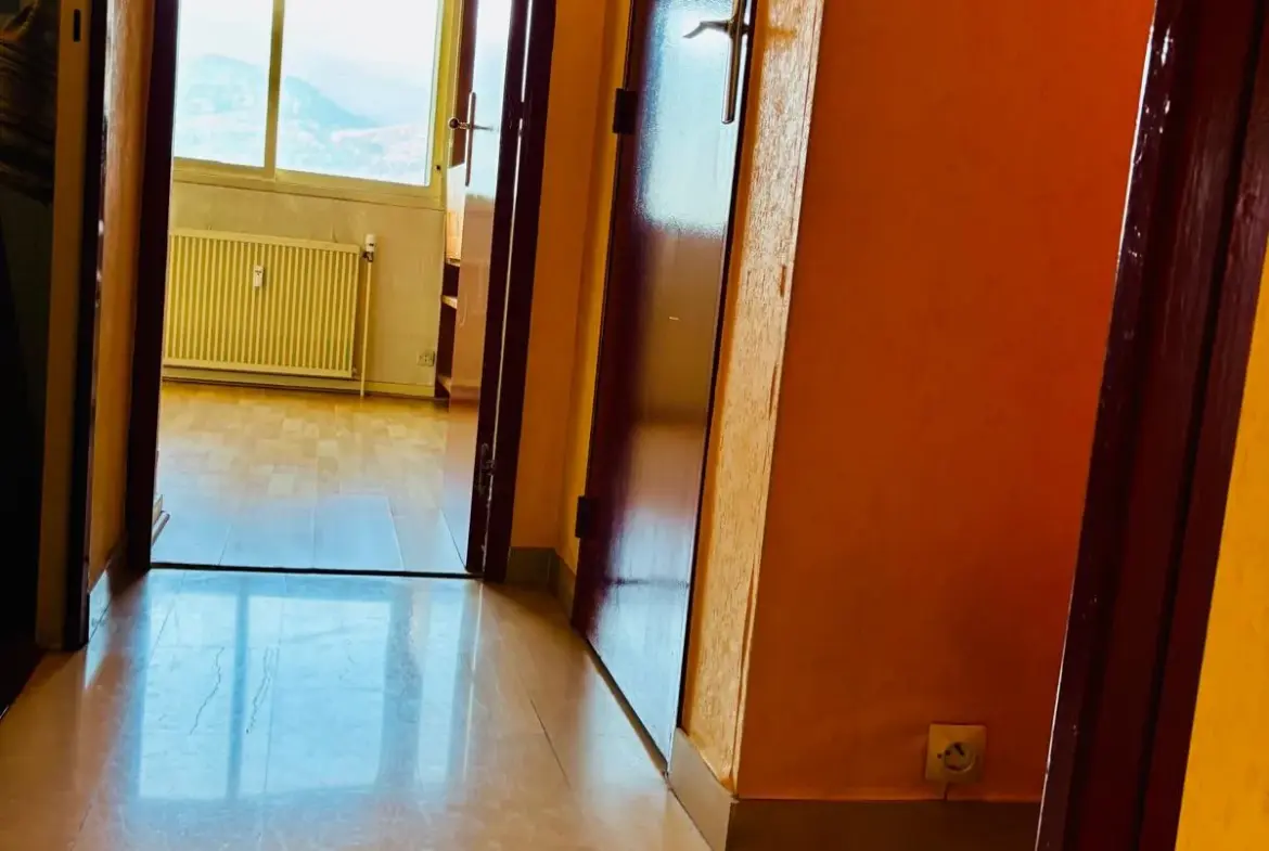 Appartement T4 80 m² avec balcon à rénover à Grenoble 
