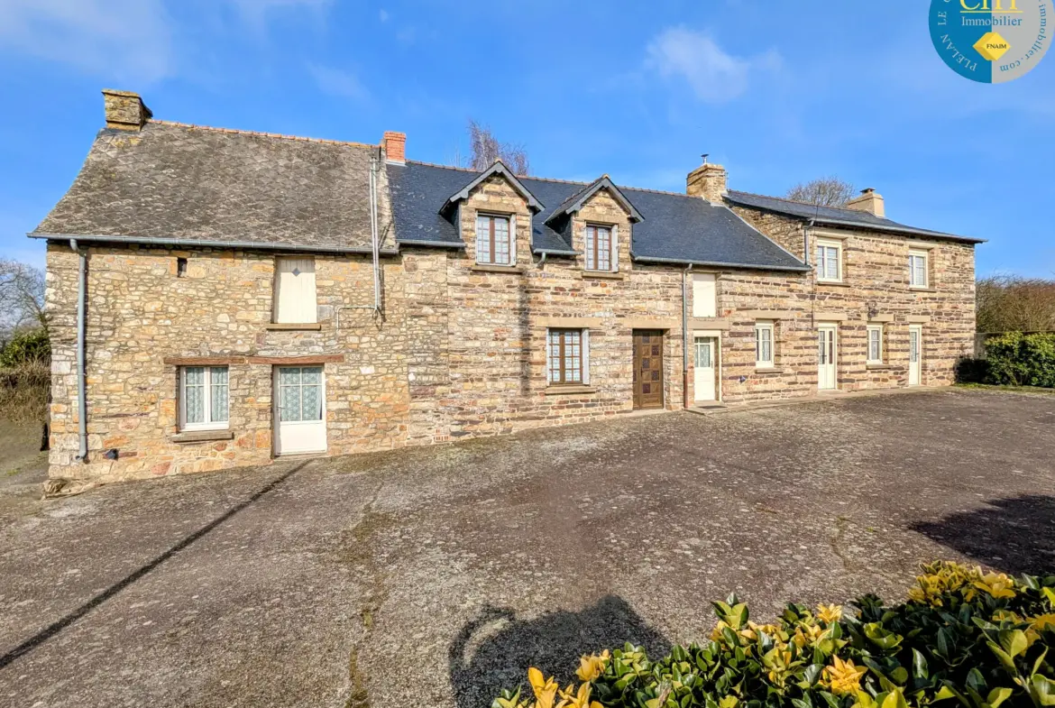 Vente d'une belle longère en pierres à Maxent 
