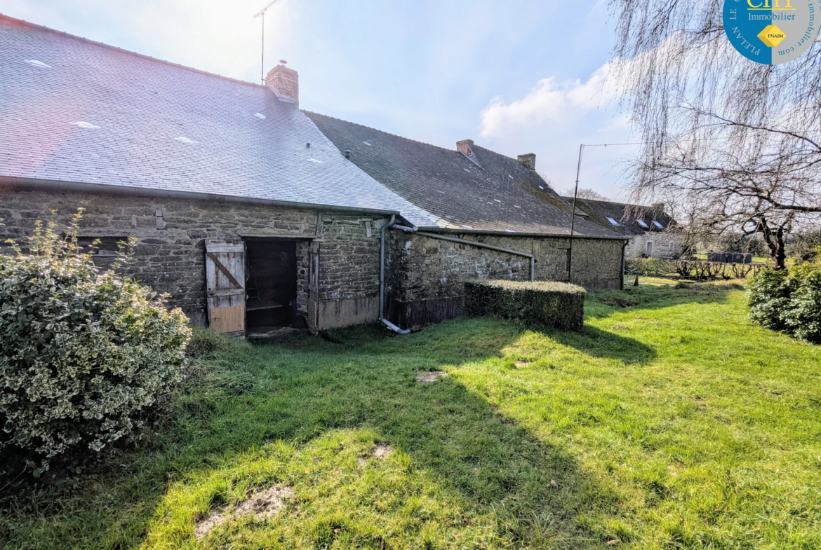 Vente d'une belle longère en pierres à Maxent 