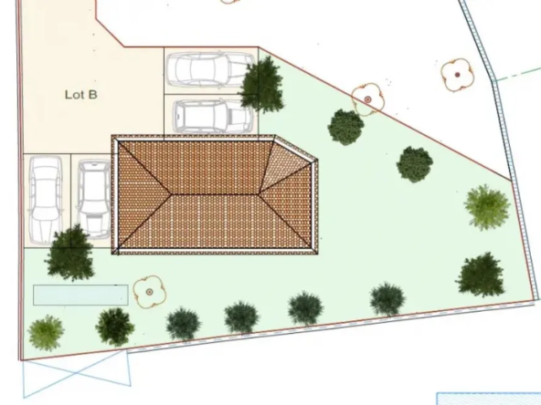 Terrain constructible à La Garde Rabasson de 419 m² avec permis 