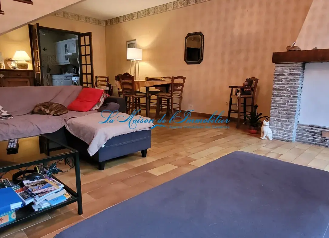 Maison de ville 105 m² avec jardin à Besseges, près de Saint Ambroix 
