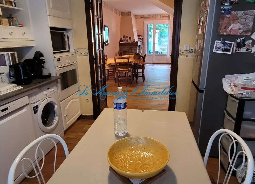 Maison de ville 105 m² avec jardin à Besseges, près de Saint Ambroix 
