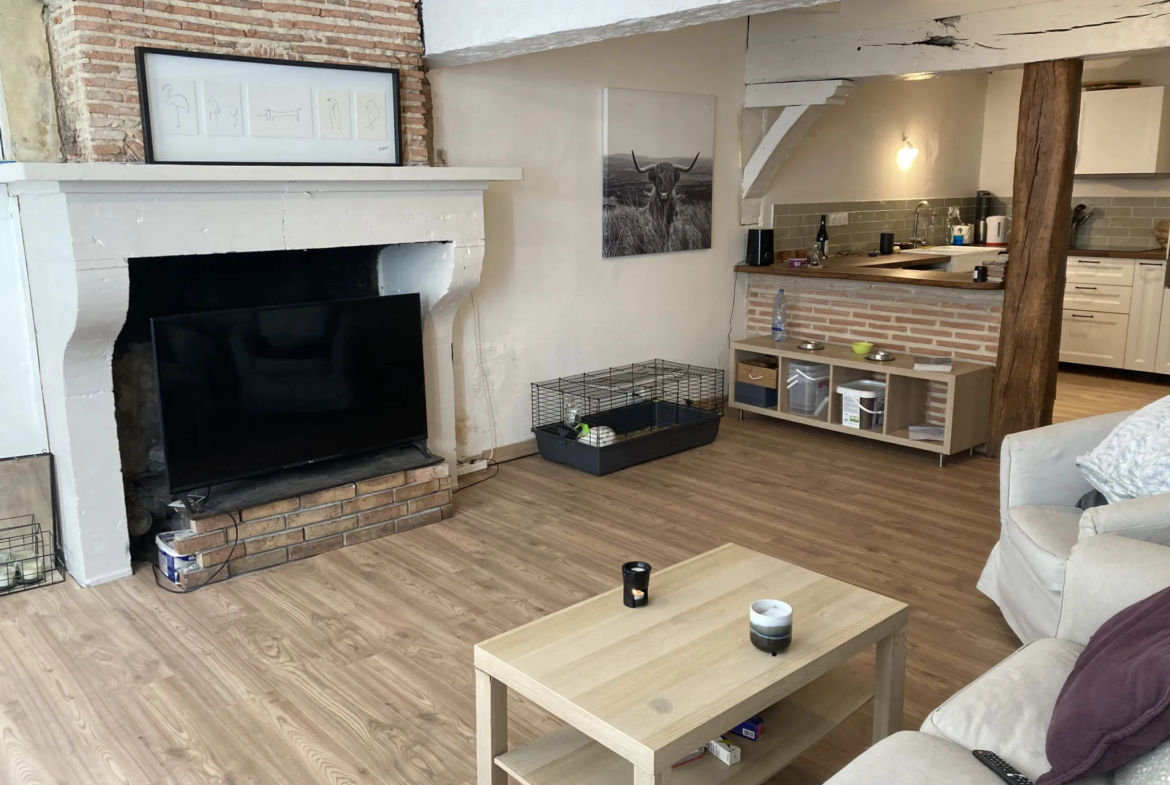 Maison de ville rénovée à Bazas - 2 chambres 