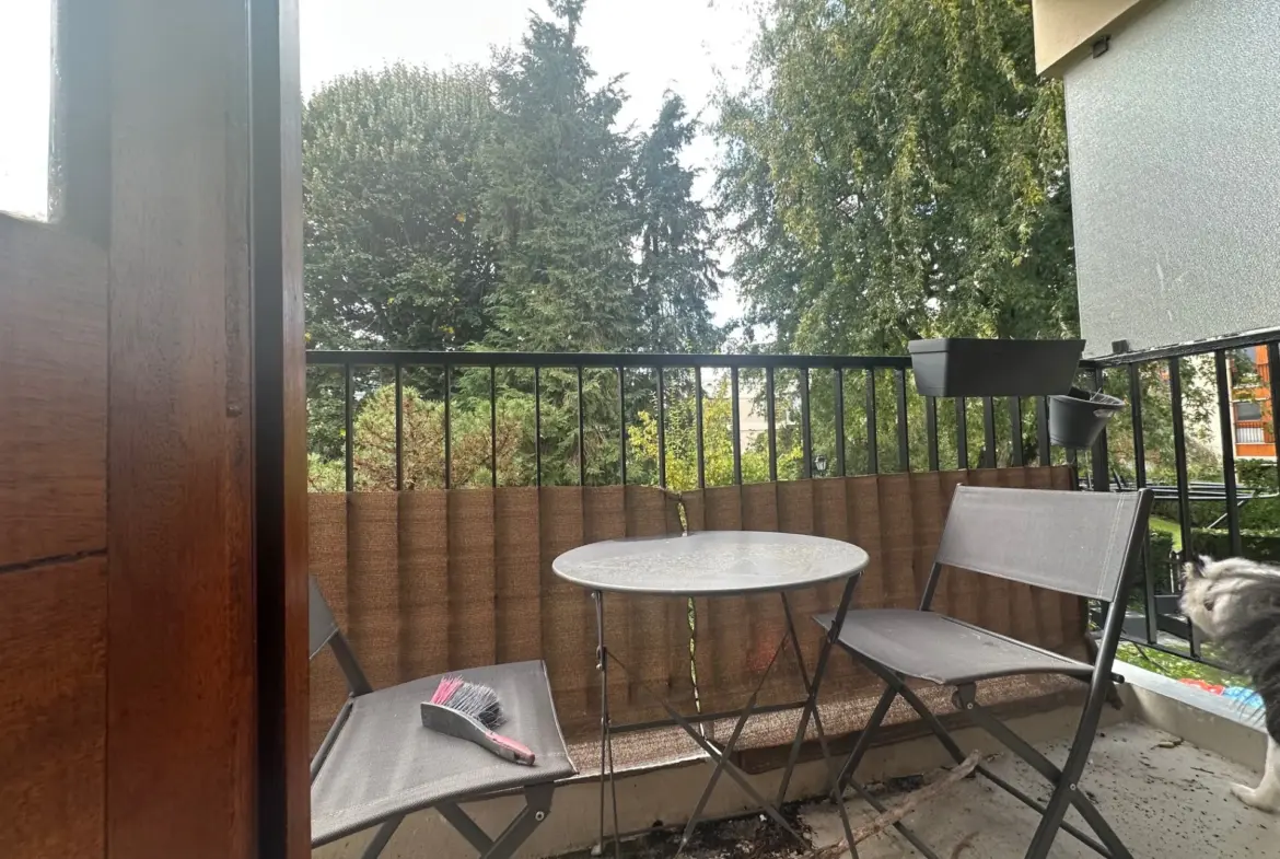 Studio à vendre au Chesnay avec balcon et vue dégagée 