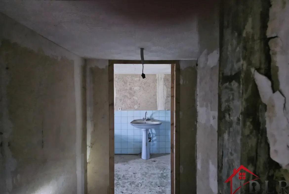 Ensemble immobilier à rénover de 2 habitations sur terrain de 1520 m² 