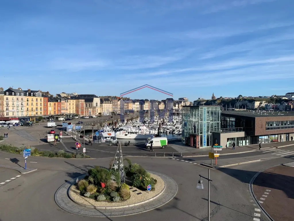 Vente Appartement F2 à Dieppe avec vue sur le port de plaisance