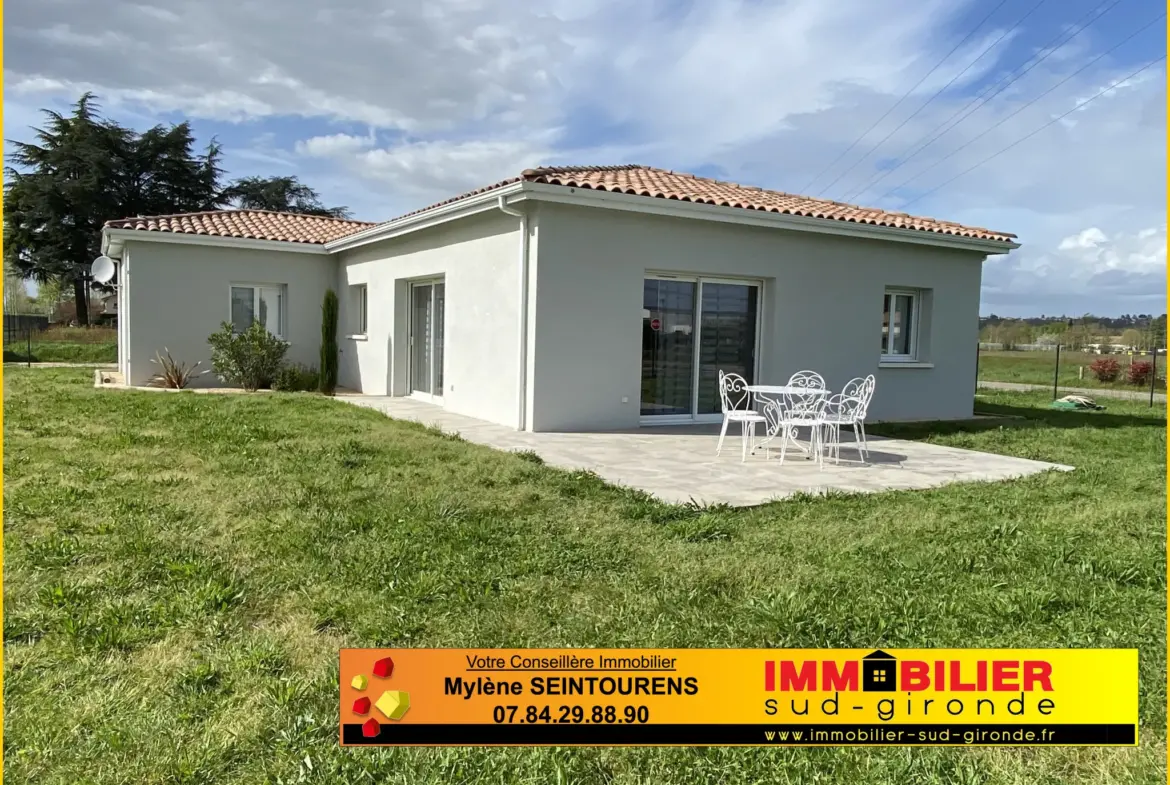 Belle Maison Contemporaine à Beaupuy - 116 m² - Terrain de 1000 m² 