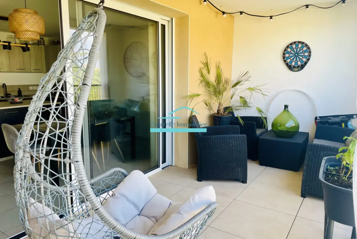 Charmant Appartement T3 à Villeneuve les Maguelone avec Loggia et Parking 