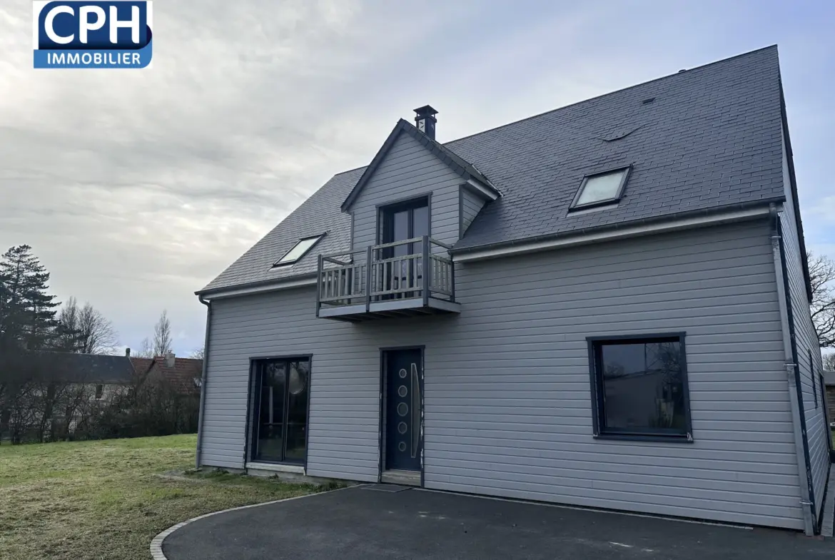 Maison en ossature bois de 143,5 m² à Laulne 