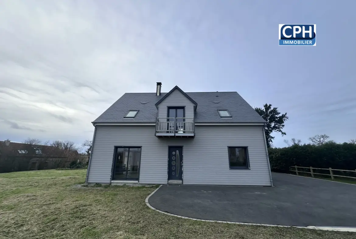 Maison en ossature bois de 143,5 m² à Laulne 