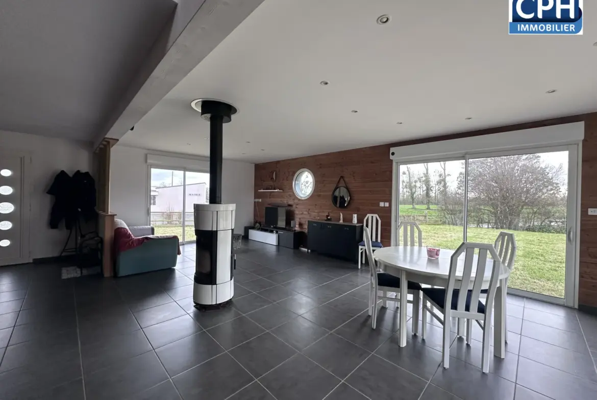 Maison en ossature bois de 143,5 m² à Laulne 