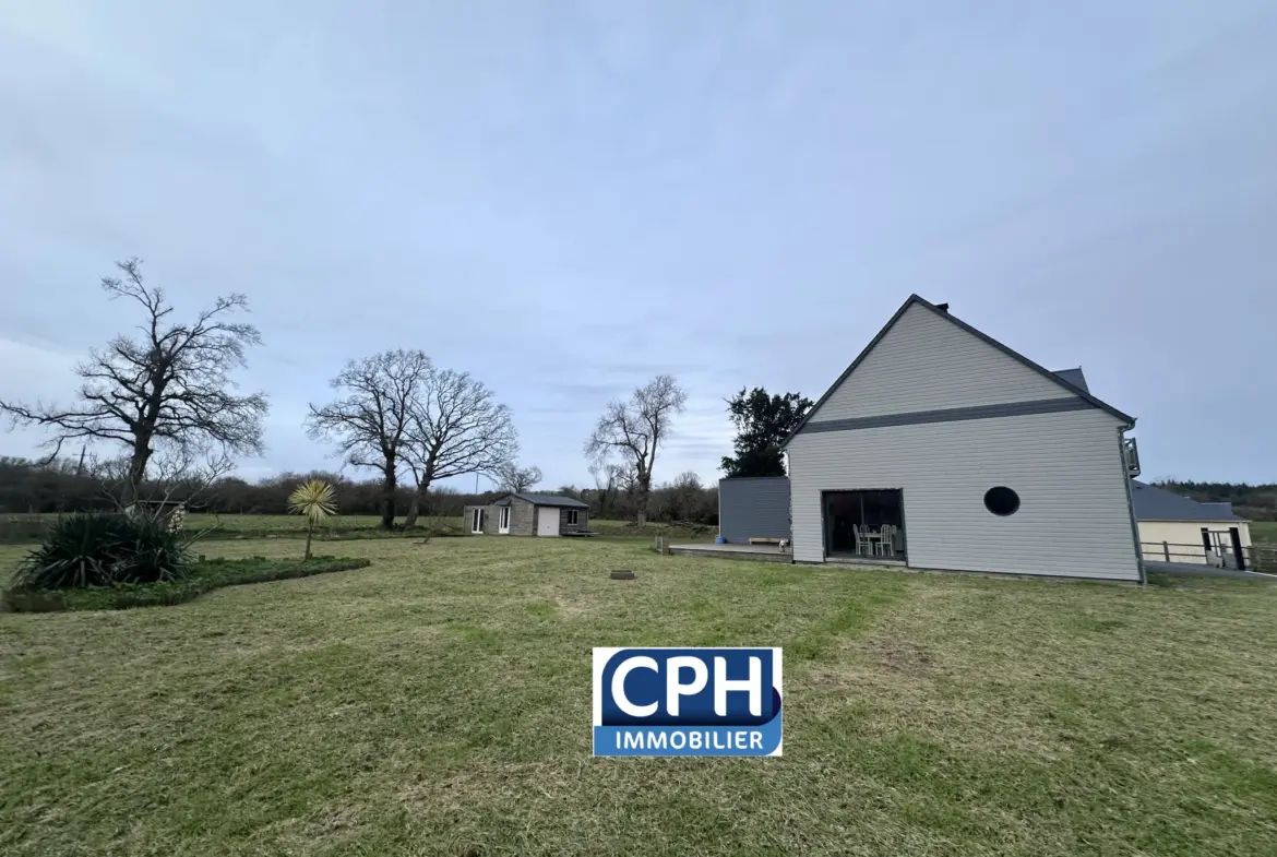 Maison en ossature bois de 143,5 m² à Laulne 