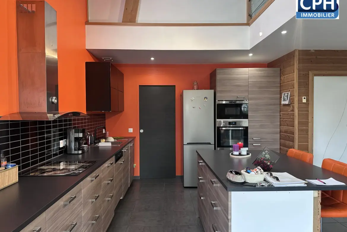 Maison en ossature bois de 143,5 m² à Laulne 