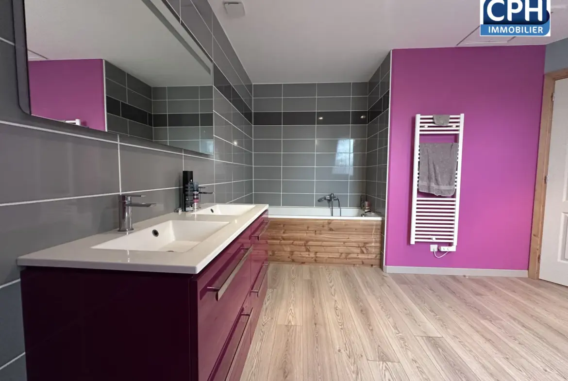 Maison en ossature bois de 143,5 m² à Laulne 