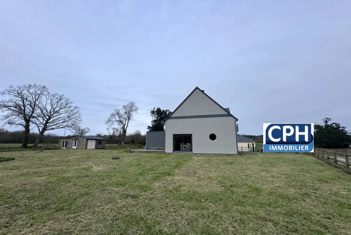 Maison en ossature bois de 143,5 m² à Laulne 