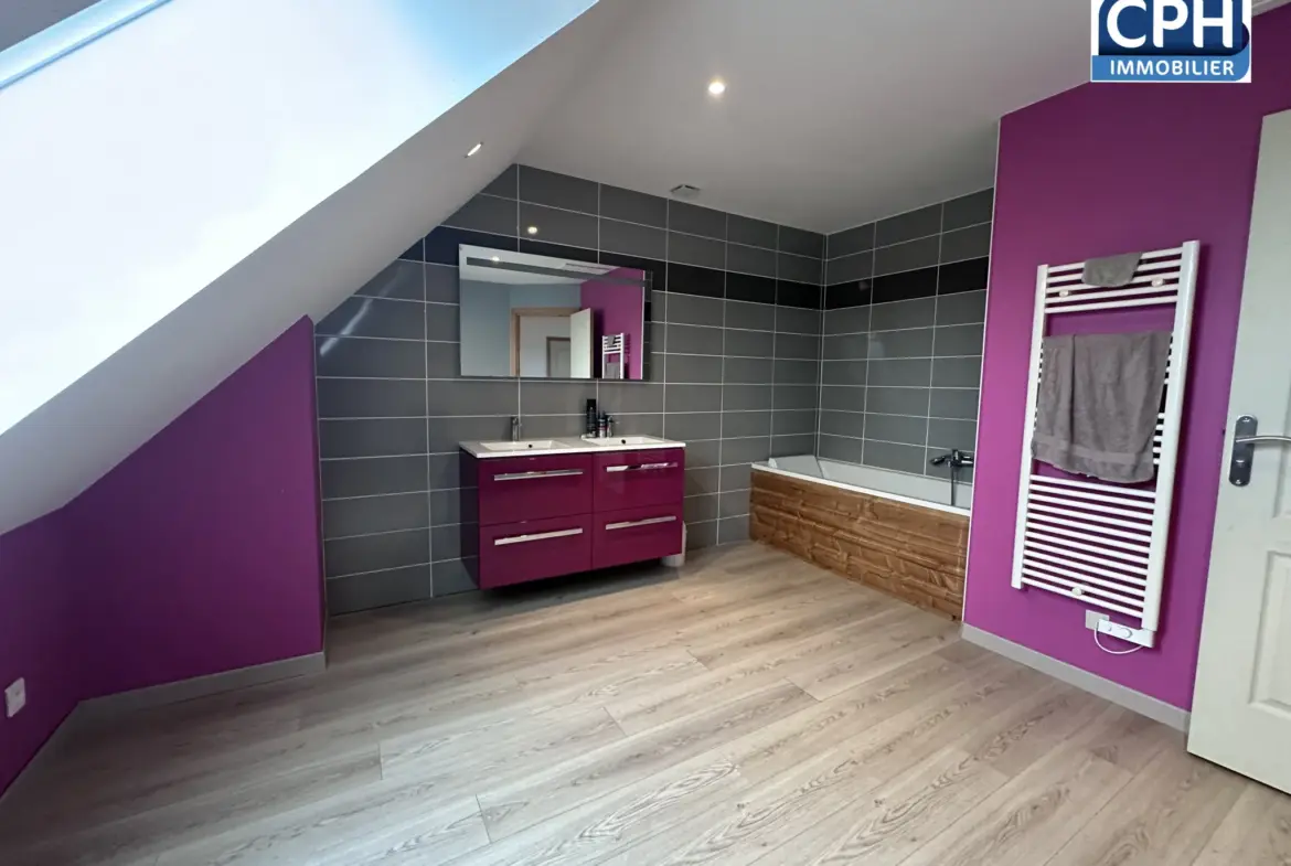 Maison en ossature bois de 143,5 m² à Laulne 