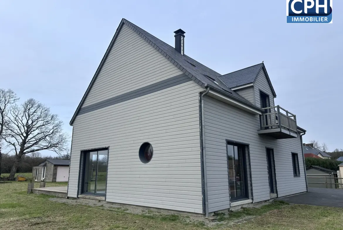 Maison en ossature bois de 143,5 m² à Laulne 