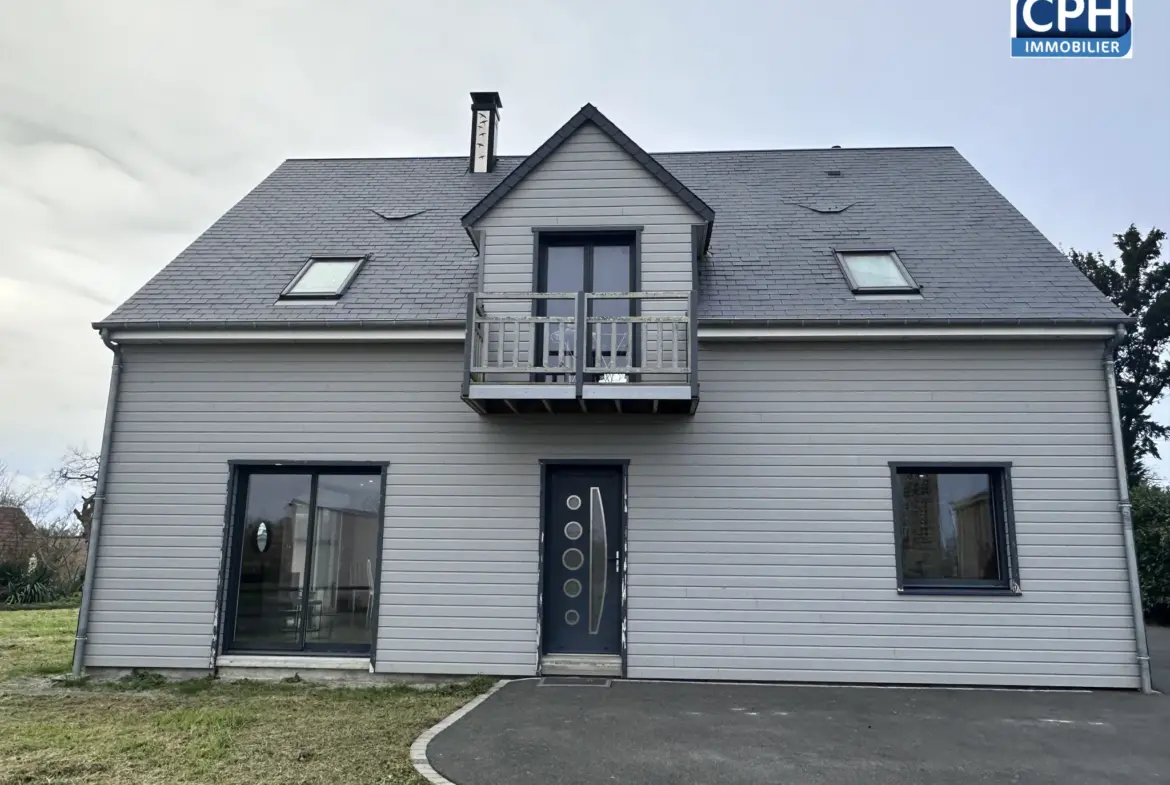 Maison en ossature bois de 143,5 m² à Laulne 