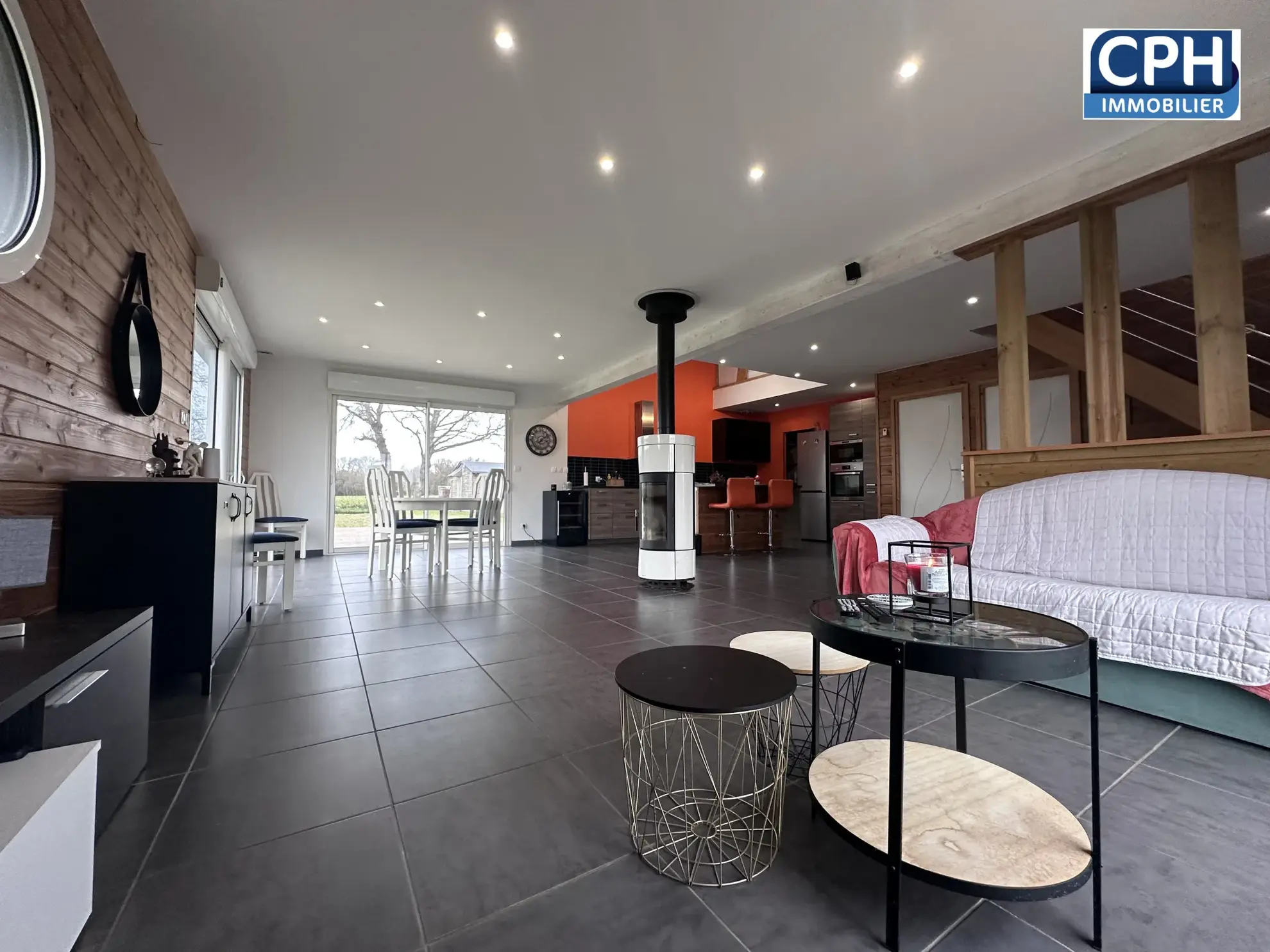 Maison en ossature bois de 143,5 m² à Laulne 