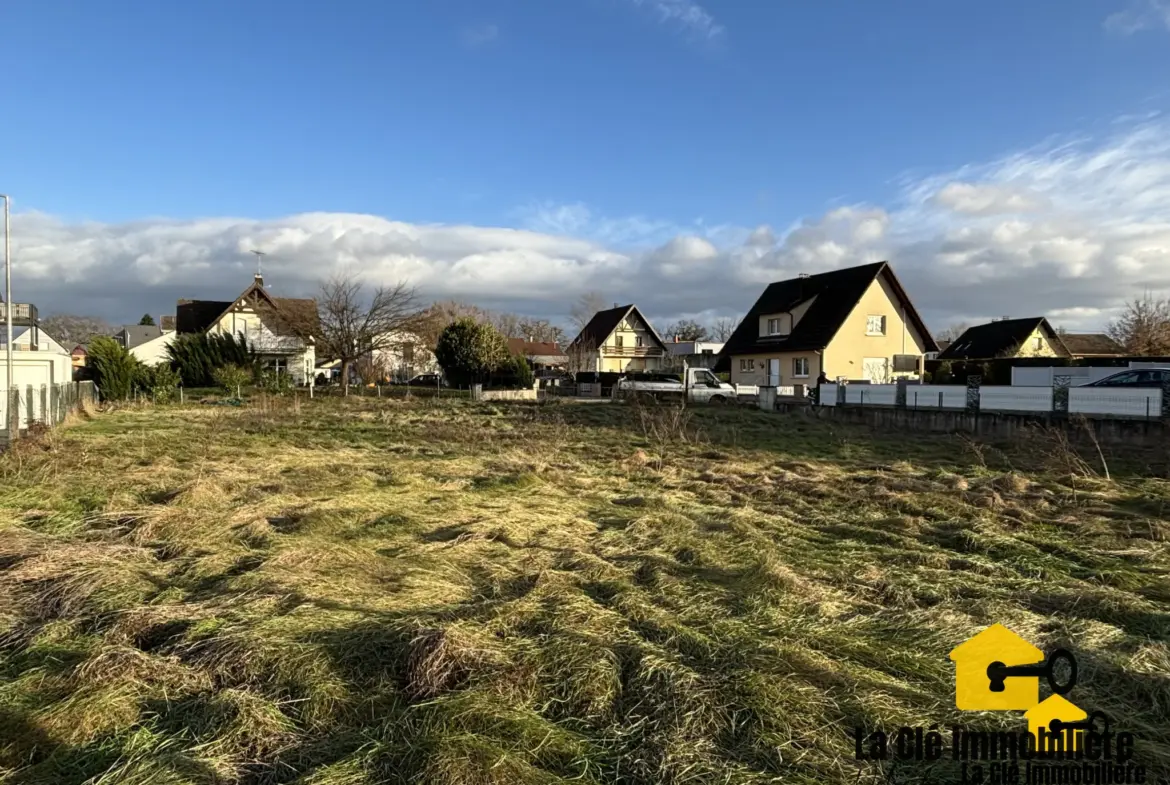 Superbe terrain à bâtir de 10,13 ares à Kembs Loechle 