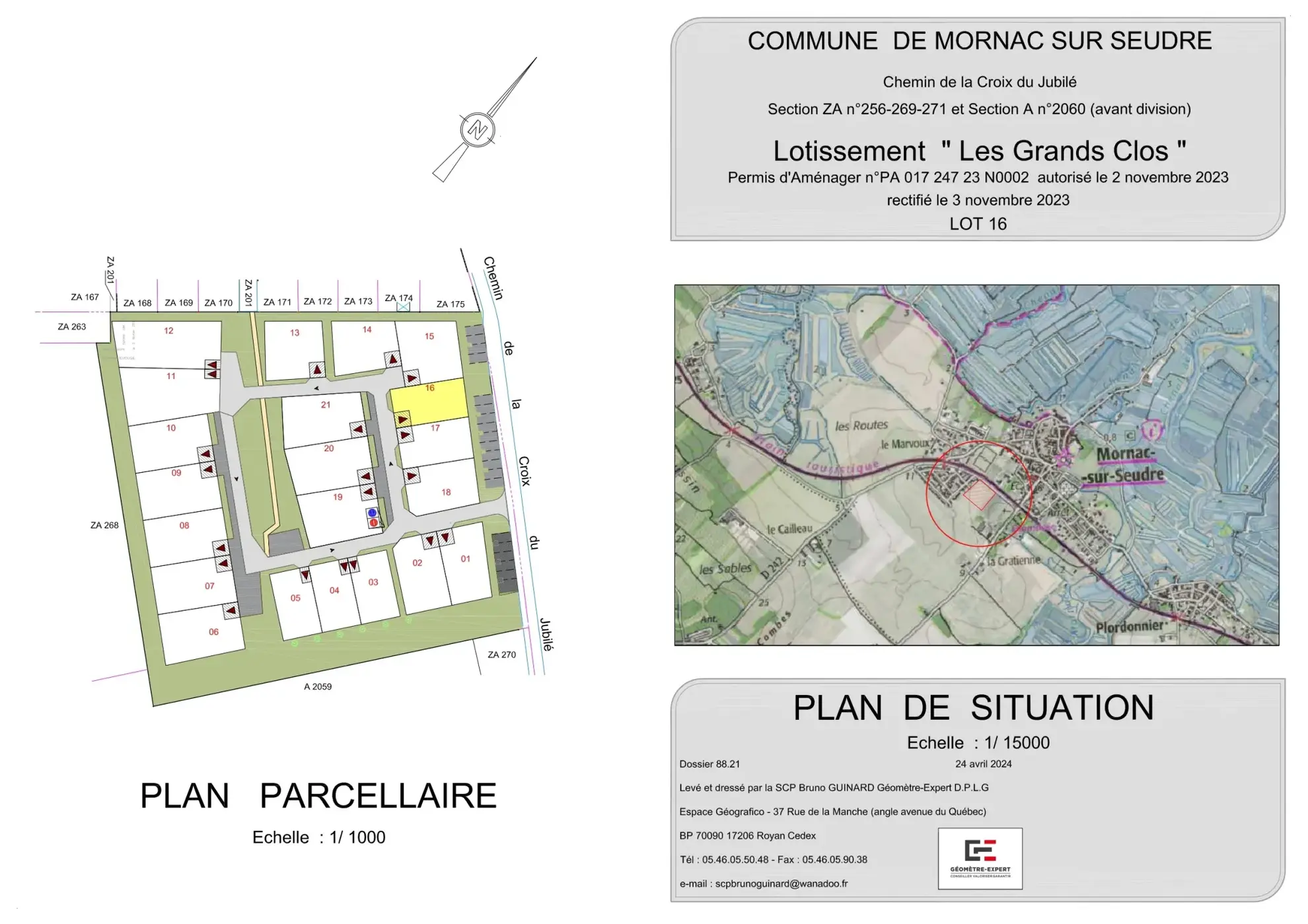 Terrain Viabilisé de 300 m² à Mornac-sur-Seudre 