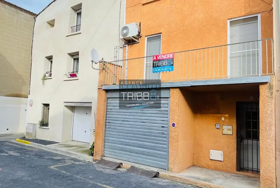 Maison de village avec garage à vendre à LLUPIA 