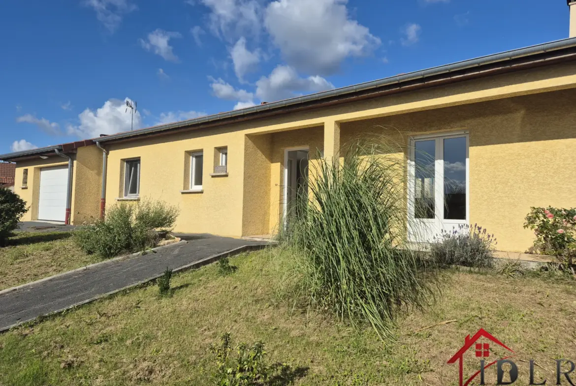 Maison plain-pied de 2010 à Montier en Der avec 3 chambres et jardin 