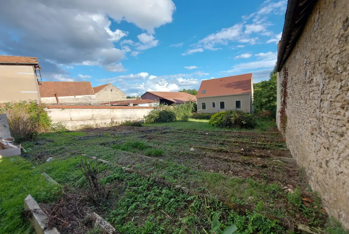 Terrain constructible de 400m2 à vendre à Bennecourt 