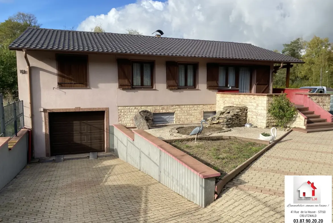 Maison individuelle à Creutzwald - 3 chambres et garage 