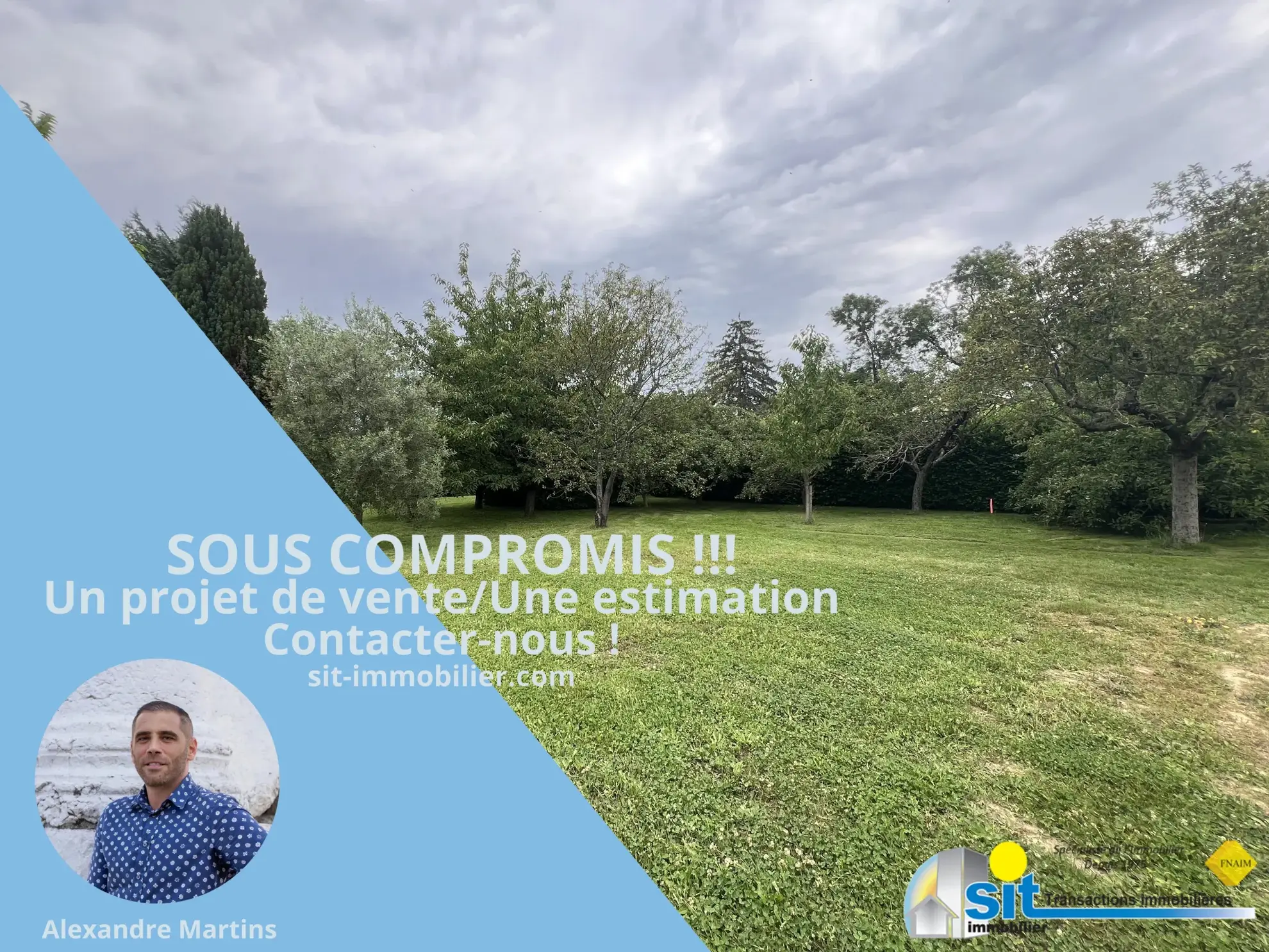 Terrain constructible à vendre à LES COTES D'AREY, VIENNE (38200) 