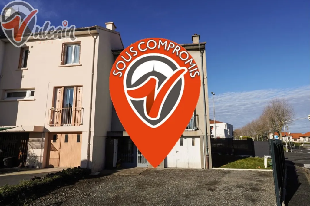 Maison de ville lumineuse avec 3 chambres et jardin à LEMPDES
