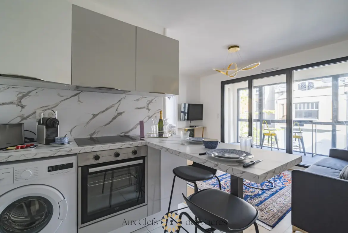 À vendre : Appartement T2 Meublé au Coeur de Reims 